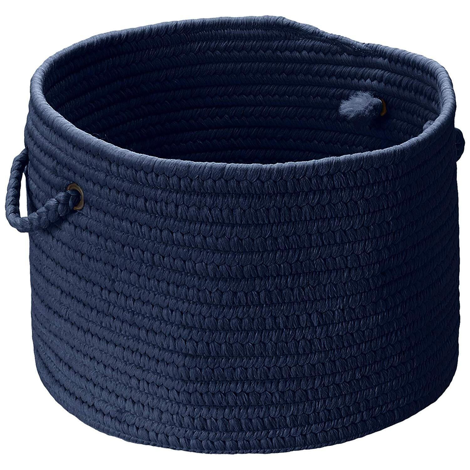 Colonial Mills Boca Raton - Navy 14"x10" Utility Basket