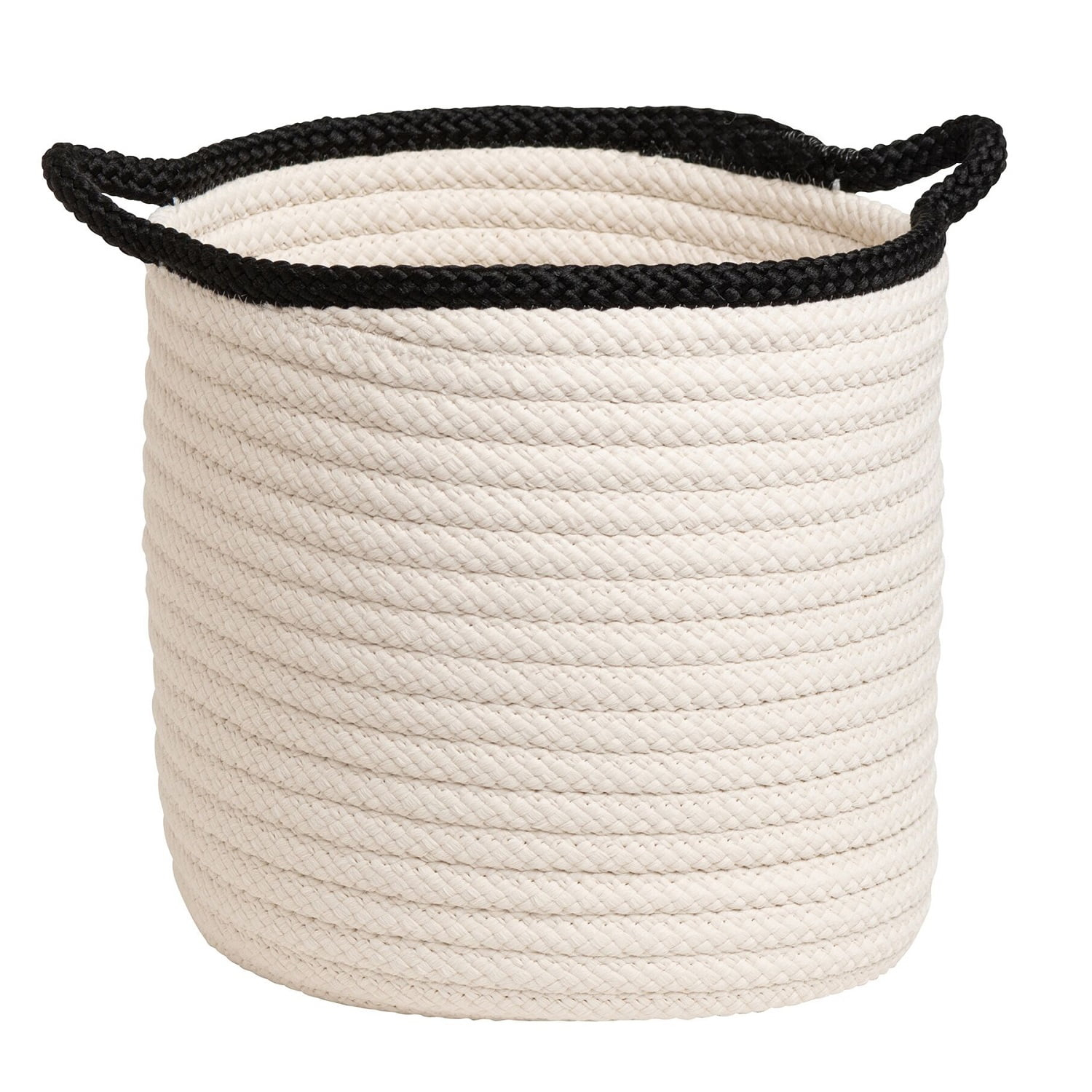 Colonial Mills Sonoma Indoor/Outdoor Basket - White 20"x20"x18"