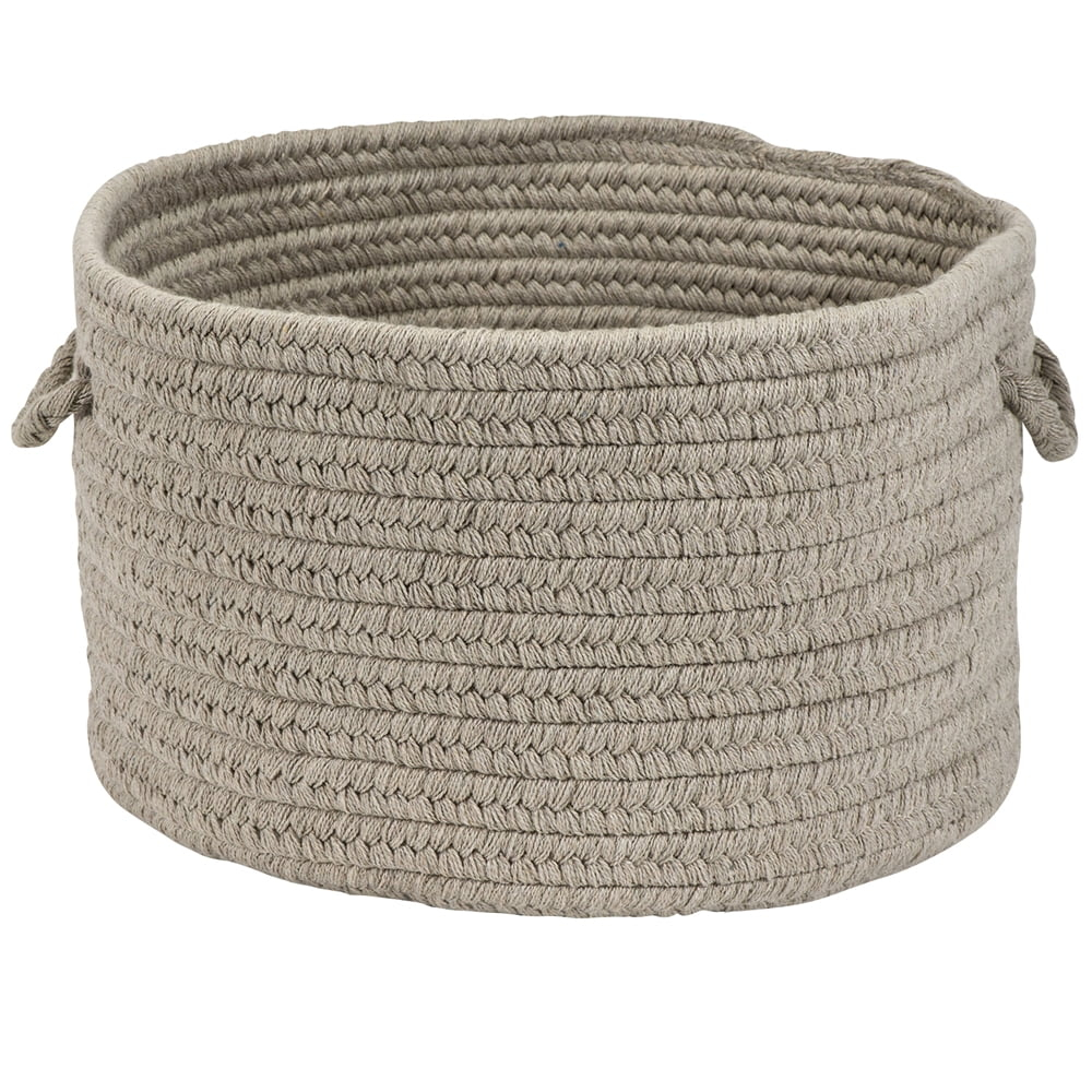 Colonial Mills Sunbrella Solid Ash 16x16x11 Basket