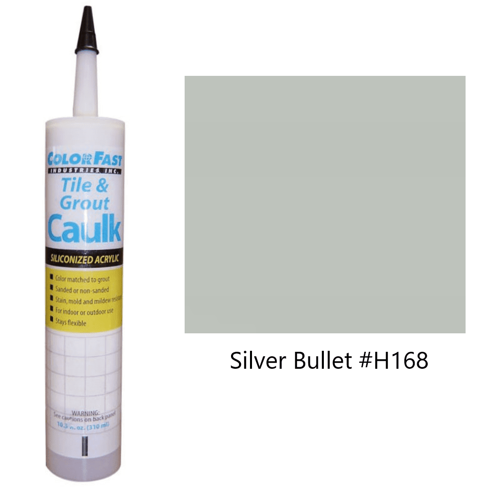 ColorFast Latex Colored Caulk - Hydroment Color Line: Silver Bullet Sanded