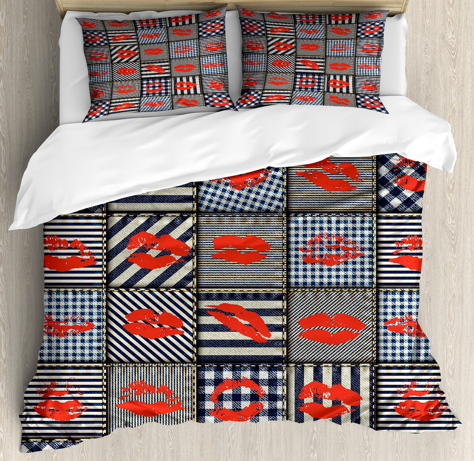 Modern & Contemporary Patchwork Duvet Cover Set
