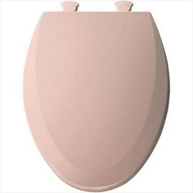ComfortCreator Venetian Pink Elongated Molded Wood Toilet Seat