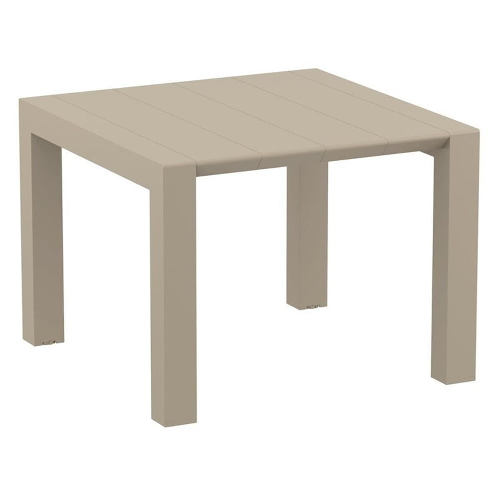 Compamia Vegas 55" Extendable Patio Dining Table in Taupe