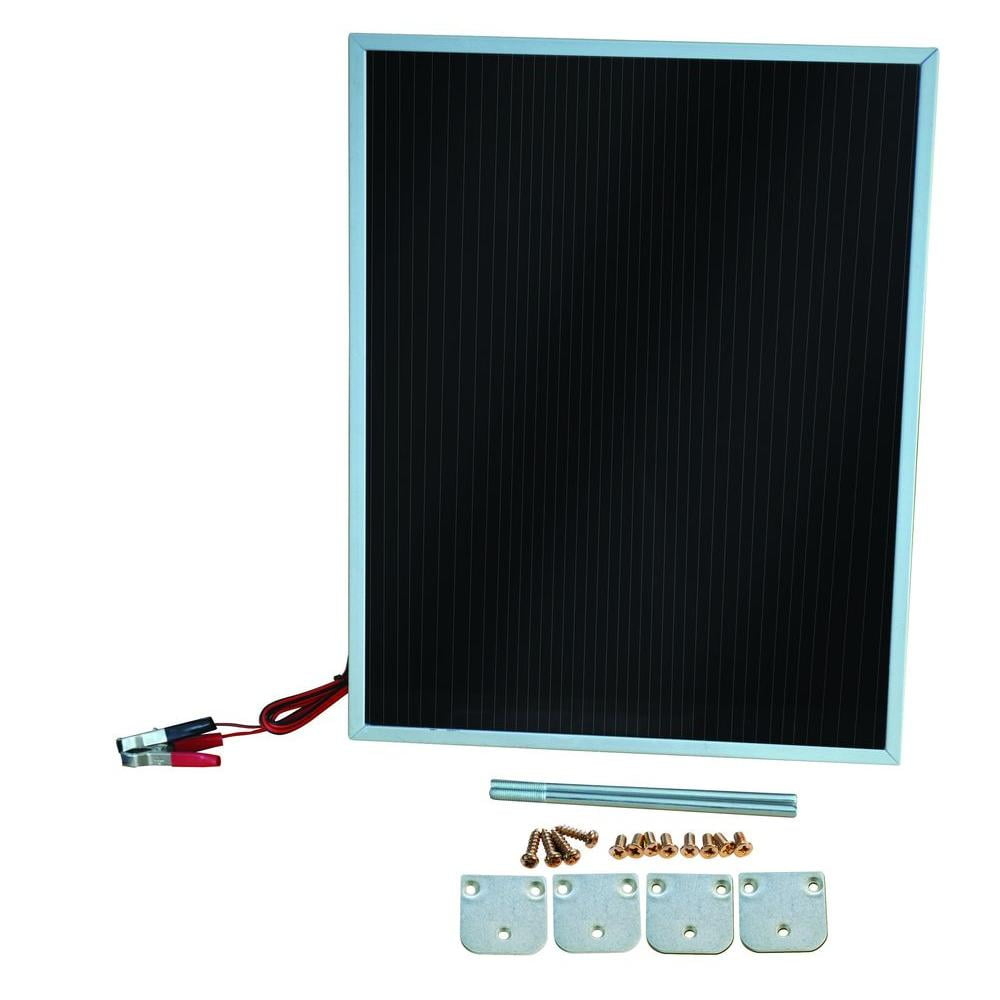 Competition Solar 7W Amorphous Solar Panel with Battery Charger for RVs, Boats, Cars, ATVs