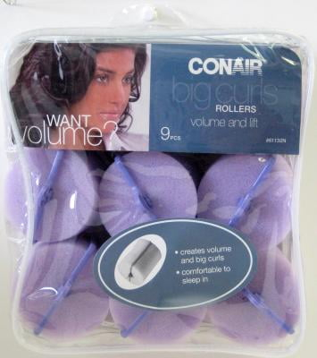 Conair Big Curl Foam Rollers, 9 Count