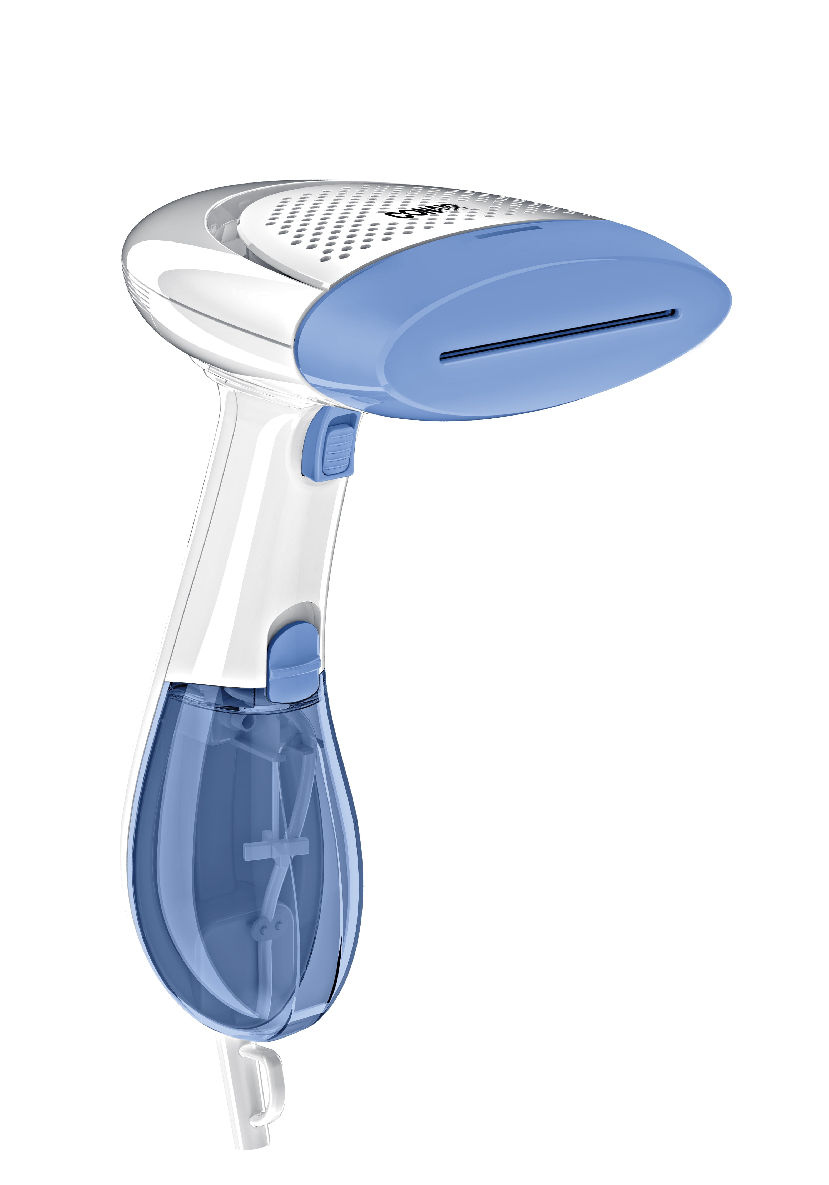 Conair Handheld Garment Steamer for Clothes, ExtremeSteam 1200W, Portable Handheld Design, White/Blue, GS237RXWM