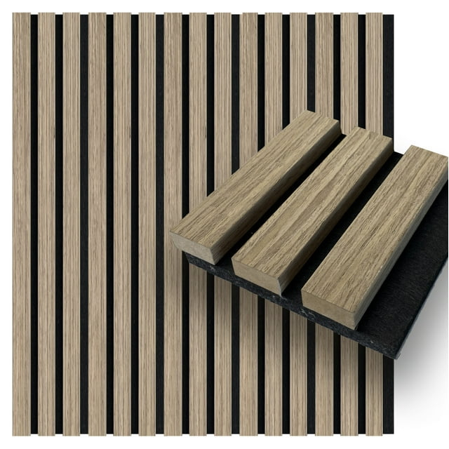 Concord Acoustic Wall Panels | Sample - Silver Ash | 5” x 5” | Soundproof Paneling | - COA1410