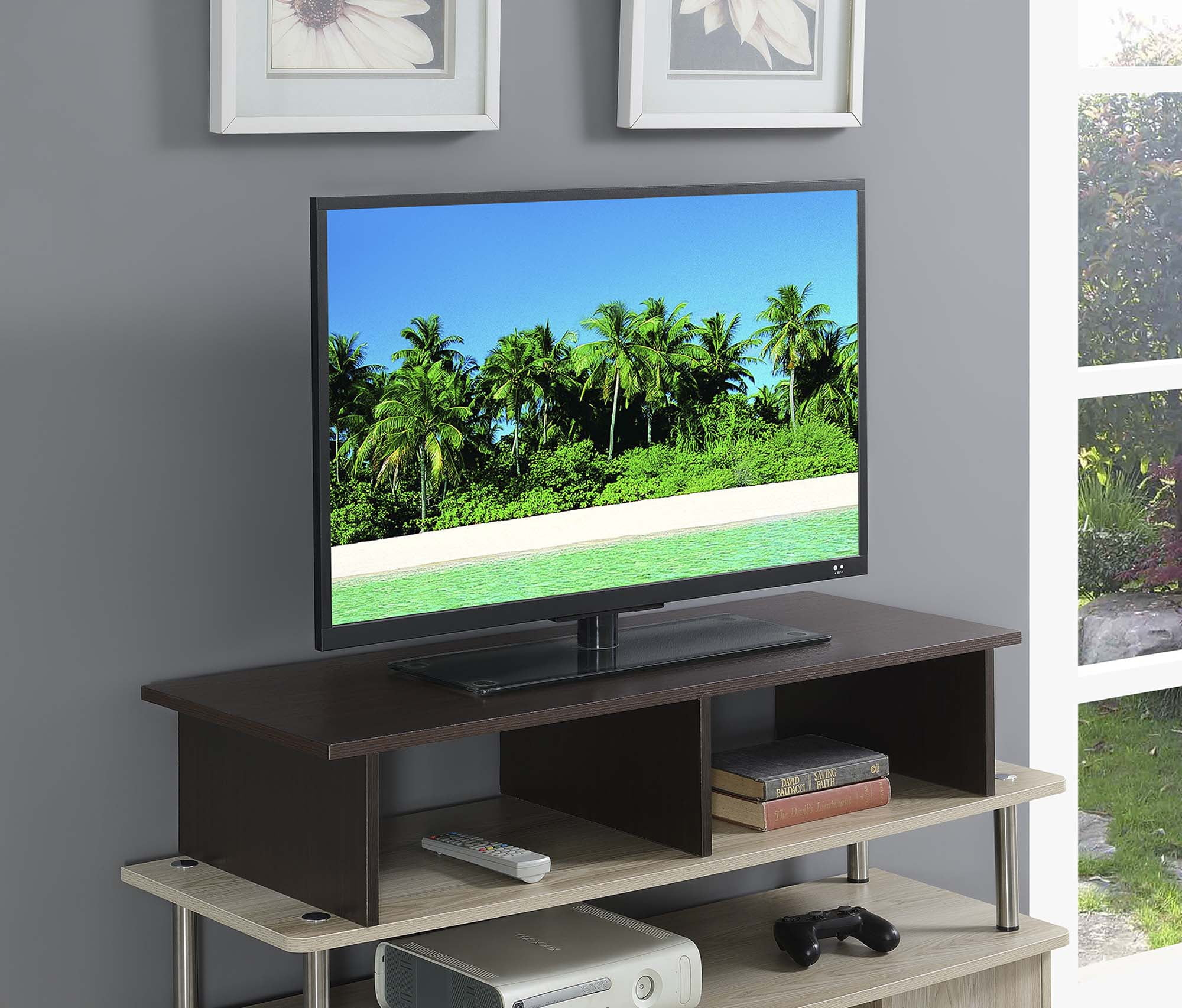 Convenience Concepts Designs2Go TV/Monitor Riser for TVs up to 46 Inches, Espresso
