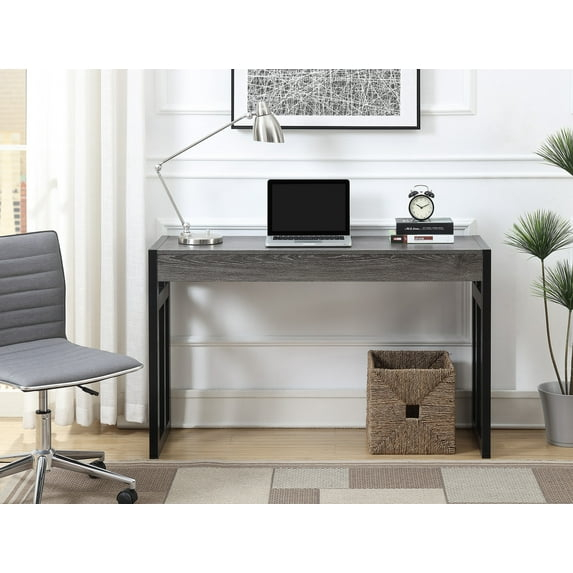 Convenience Concepts Monterey Console Table, Weathered Gray/Black
