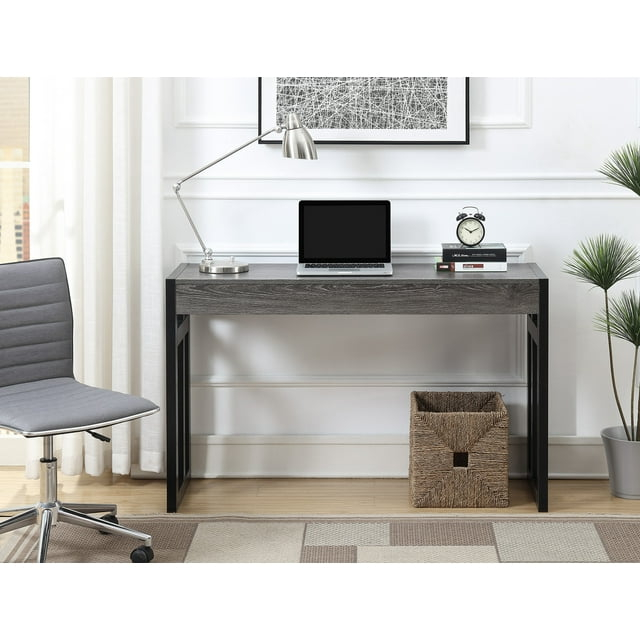 Convenience Concepts Monterey Console Table, Weathered Gray/Black