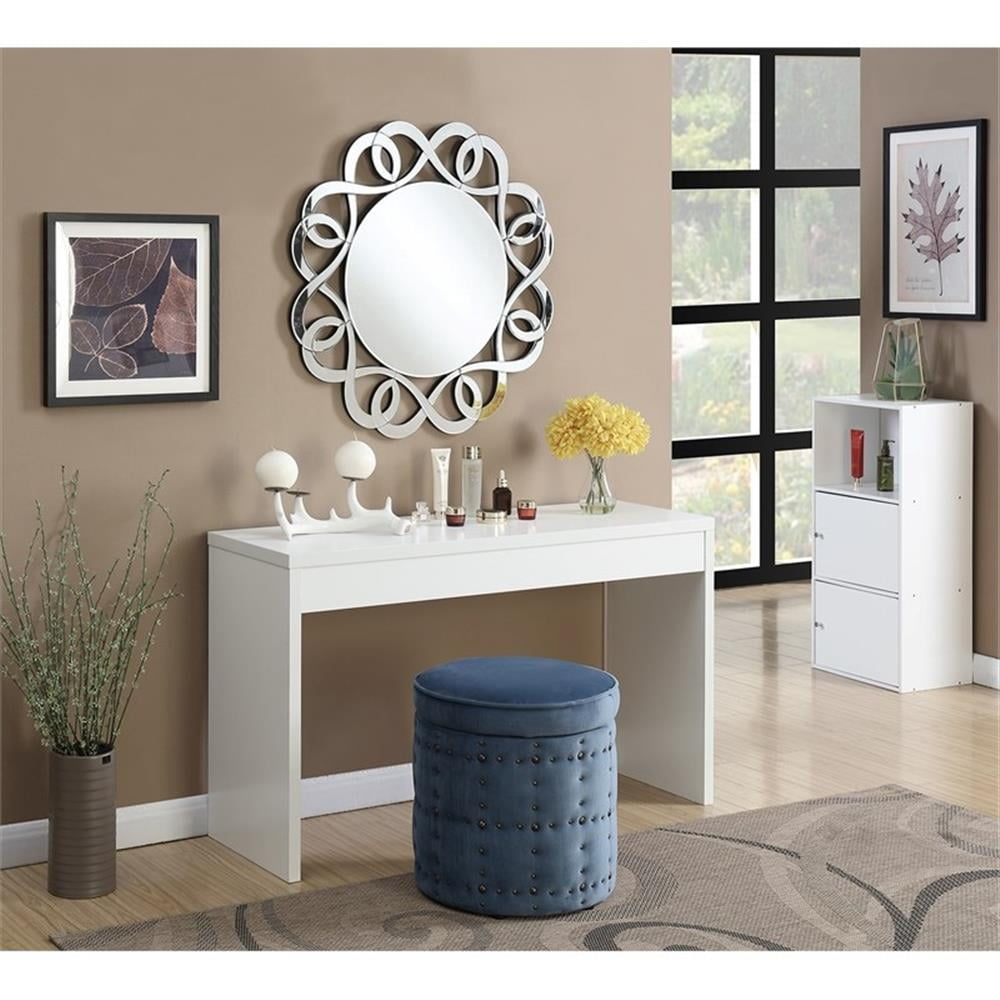 Convenience Concepts Northfield Wall Console in White Wood Finish