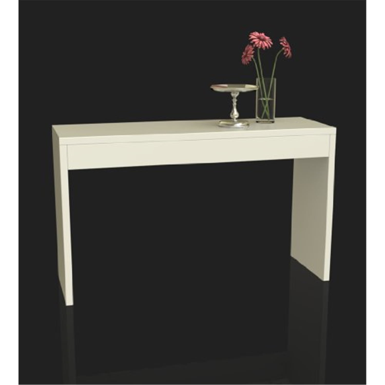 Convenience Concepts Northfield Wall Console in White Wood Finish