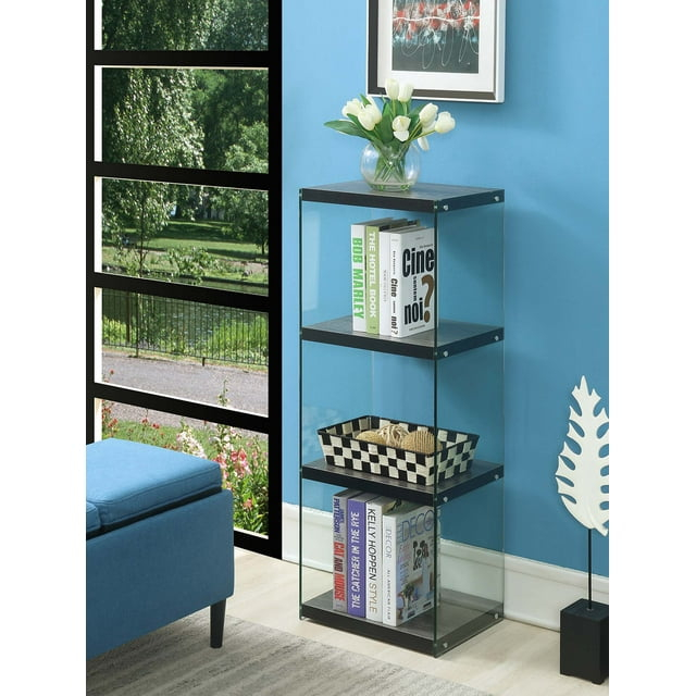 Convenience Concepts Soho 4 Tier Tower Bookcase