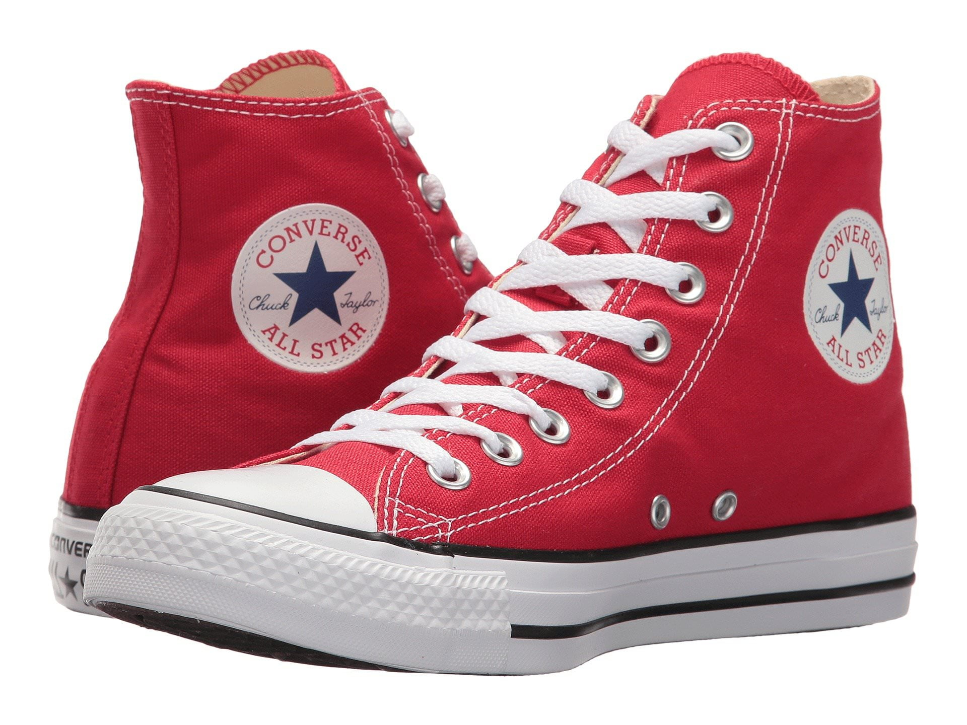 Converse Unisex Chuck Taylor Canvas High Top Shoes Red 6.5 Women/4.5 Men