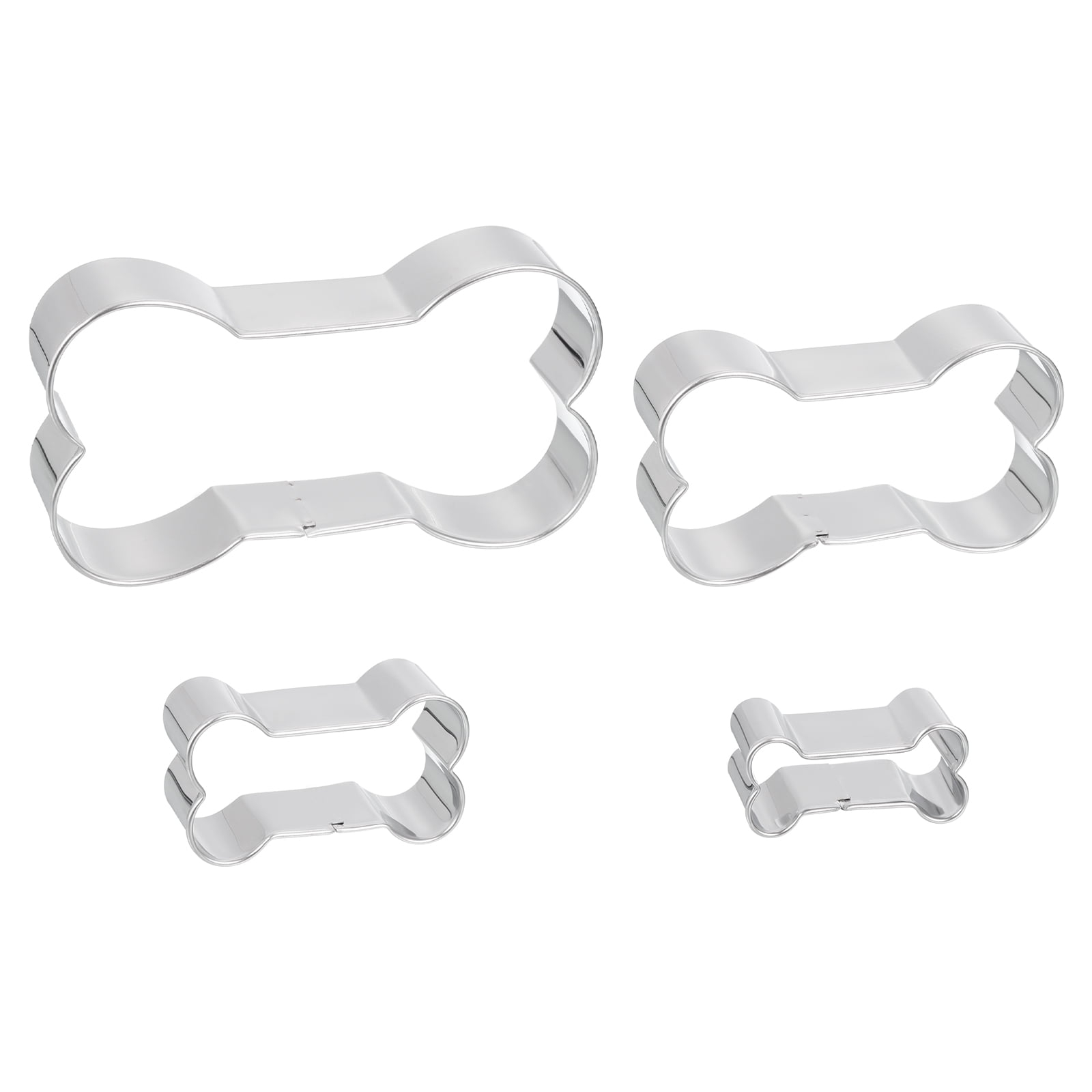 Cookie Cutter Set Bone Shape 4 Piece Set
