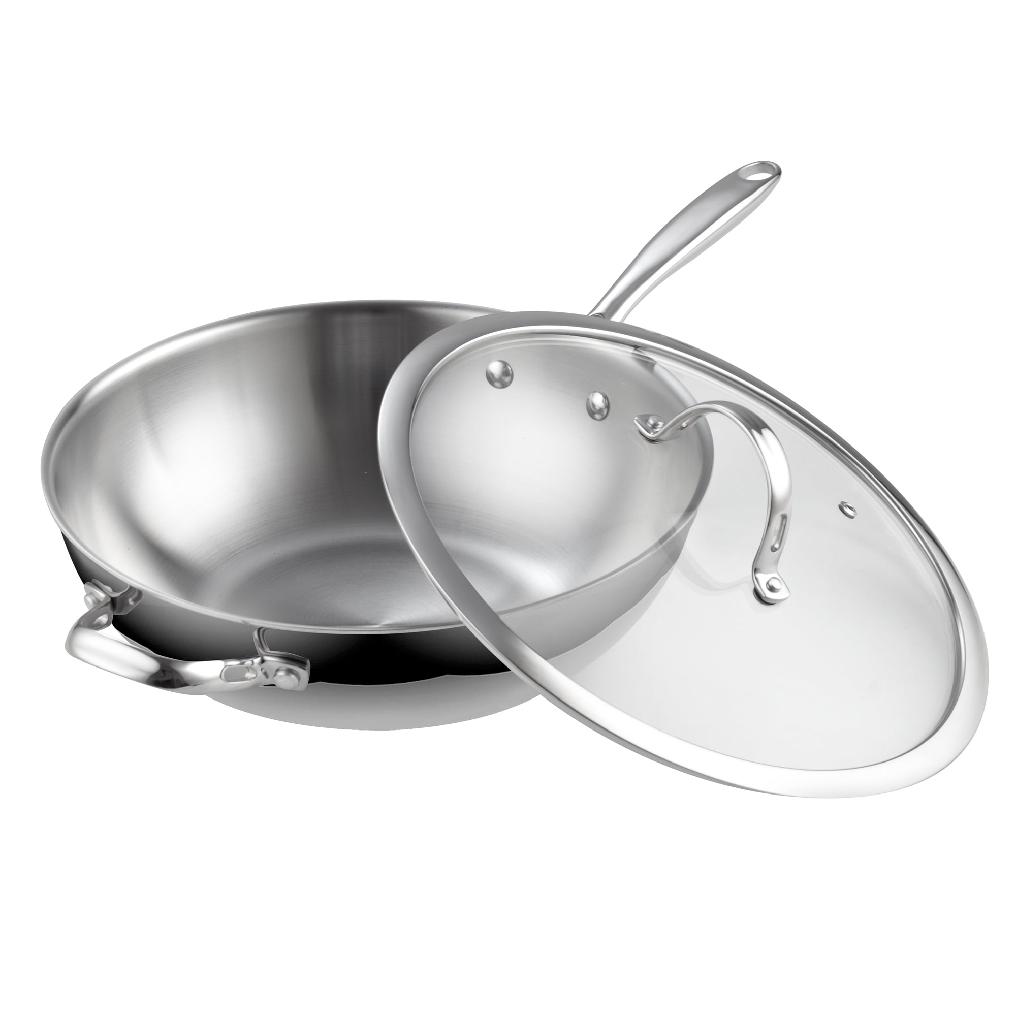 3 Quarts Stainless Steel Saute Pan with Lid