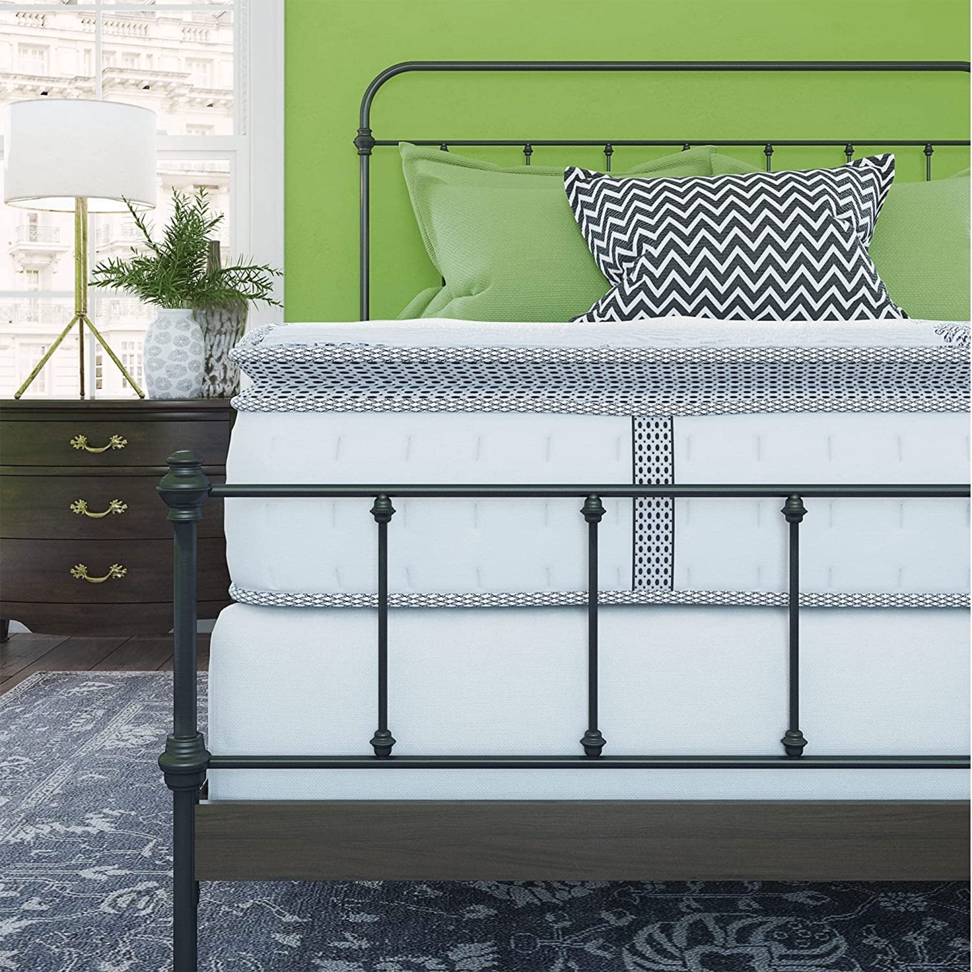 Cool Gel Mercer 12" Queen Pillow Top Hybrid Mattress