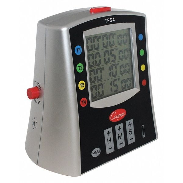 Cooper-Atkins Digital Timer,Min. Time Setting 59 sec.  TFS4-01