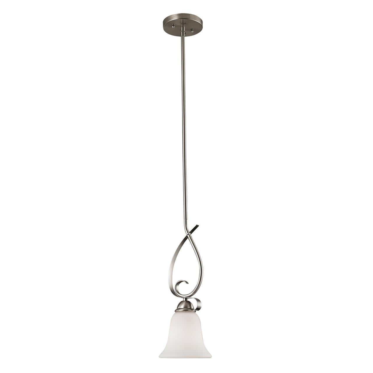 Thomas Lighting Brighton 1 - Light Pendant in  Brushed Nickel