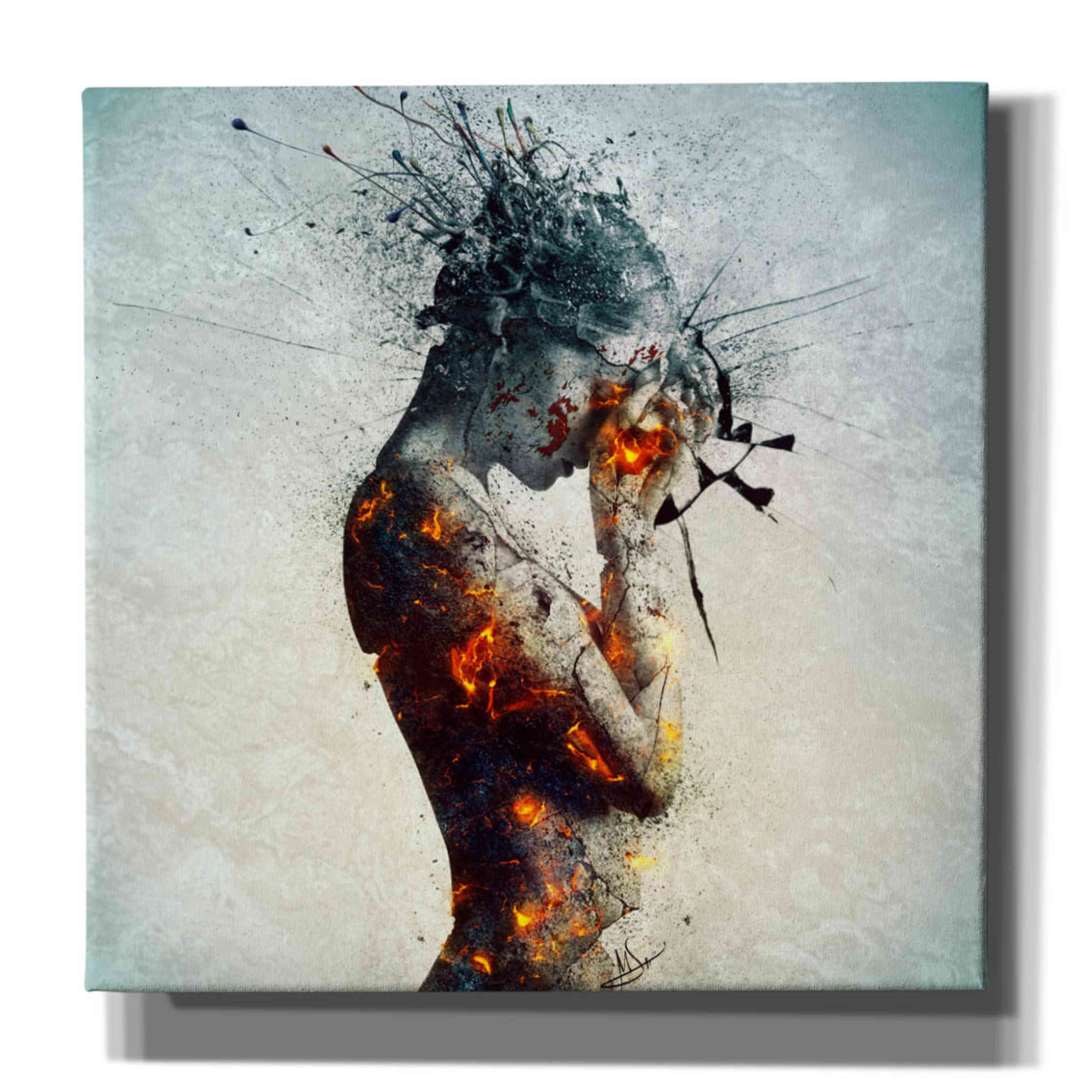 Cortesi Home 'Deliberation' by Mario Sanchez Nevado, Canvas Wall Art, 18" x 18"