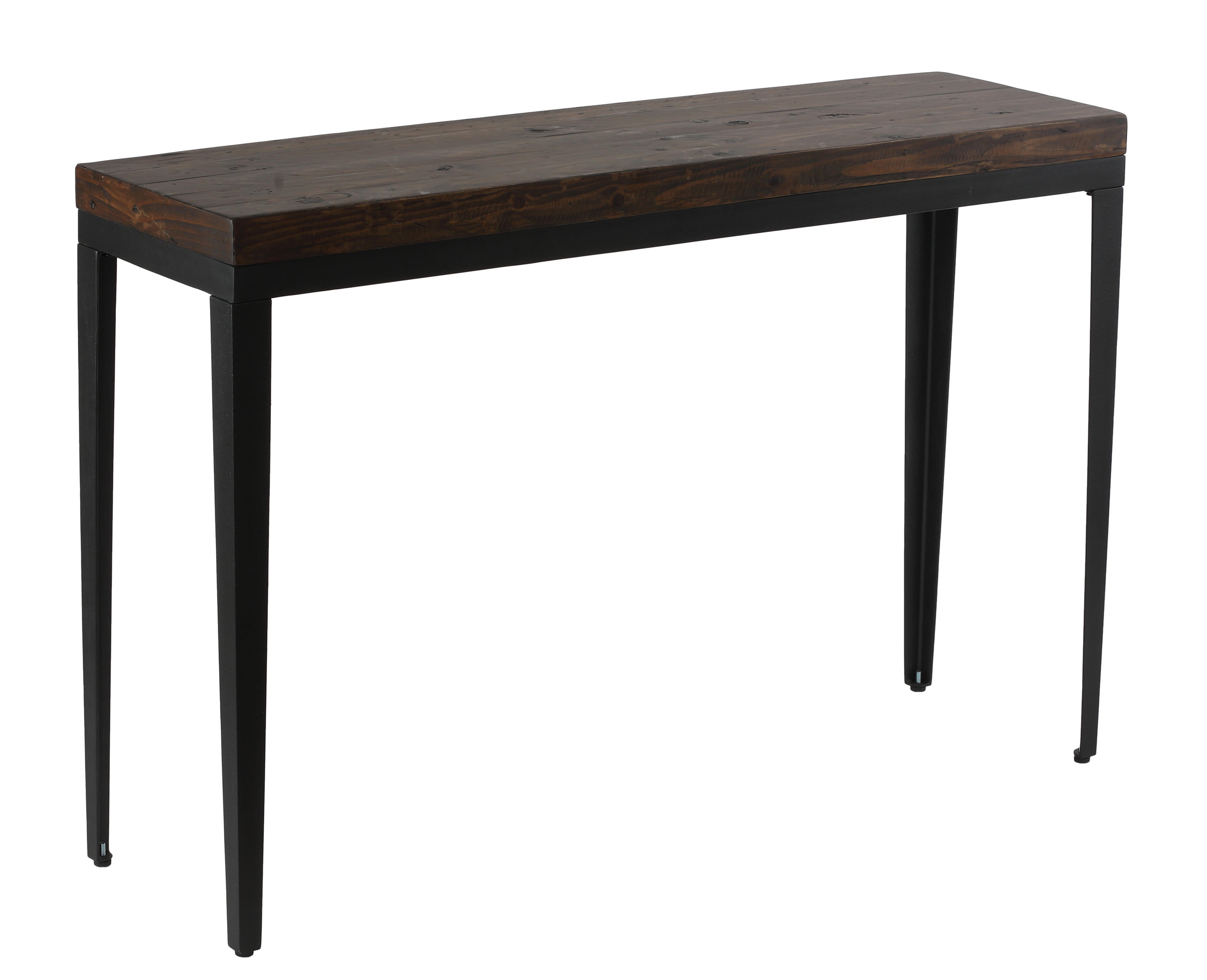 Cortesi Home Omaha Console Table, Solid Wood and Metal, 48"