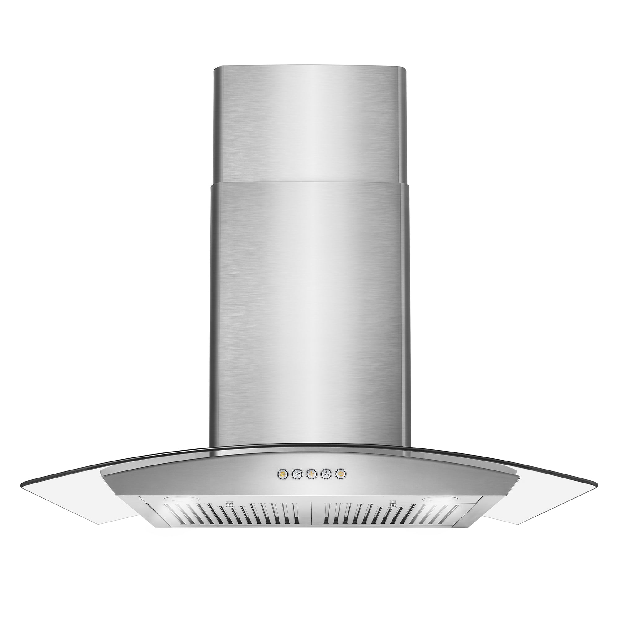 Cosmo Campana Extractora de Pared de 30 Pulgadas en Acero Inoxidable con Controles de Botón, Iluminación LED y Filtros Permanentes