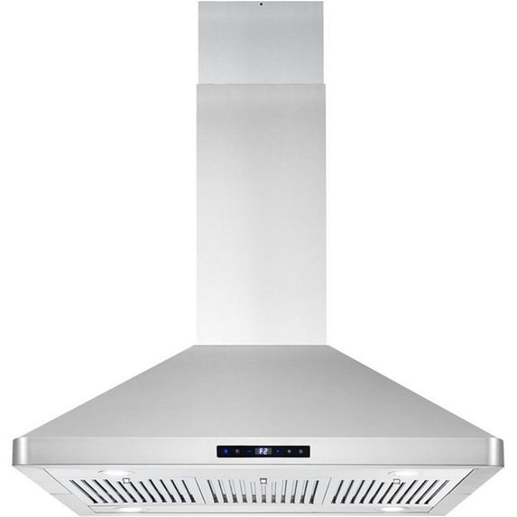 Cosmo COS-63ISS90 36 in. 380 CFM Ducted Island Range Hood in Stainless Steel