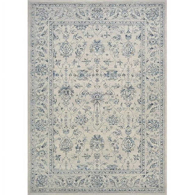 Couristan 71429696053076T 5 ft. 3 in. x 7 ft. 6 in. Sultan Treasures All Over Mashhad Rug, Grey