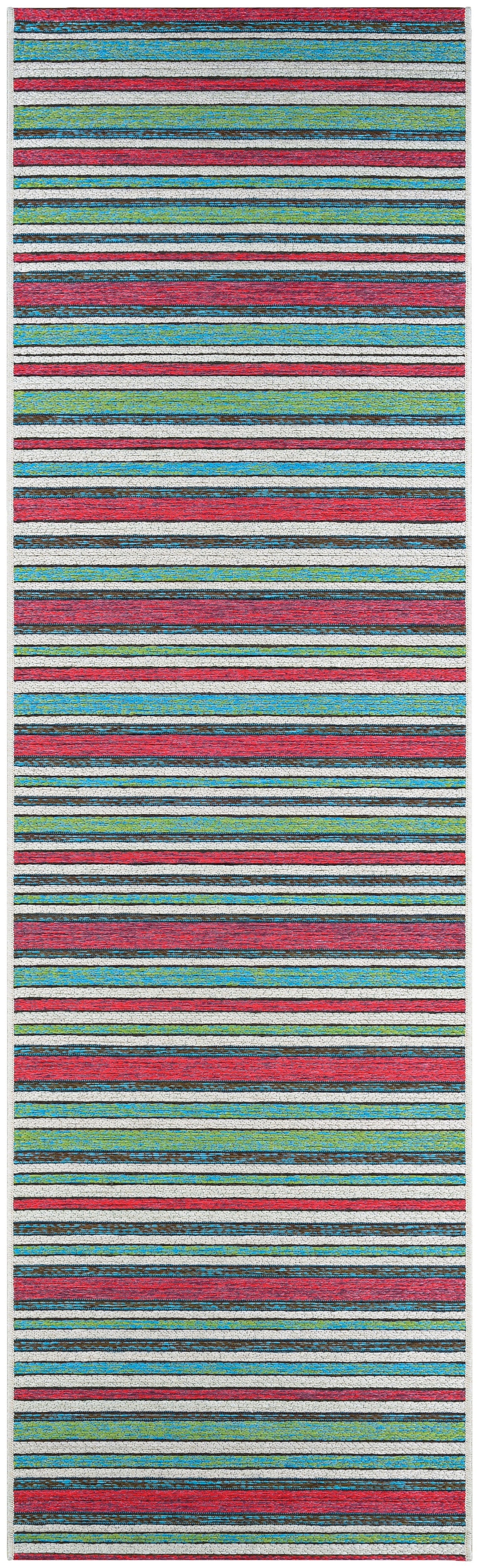 Couristan Cape Brockton Indoor / Outdoor Area Rug, Purple-Multicolor, 2'3" x 11'9" Runner