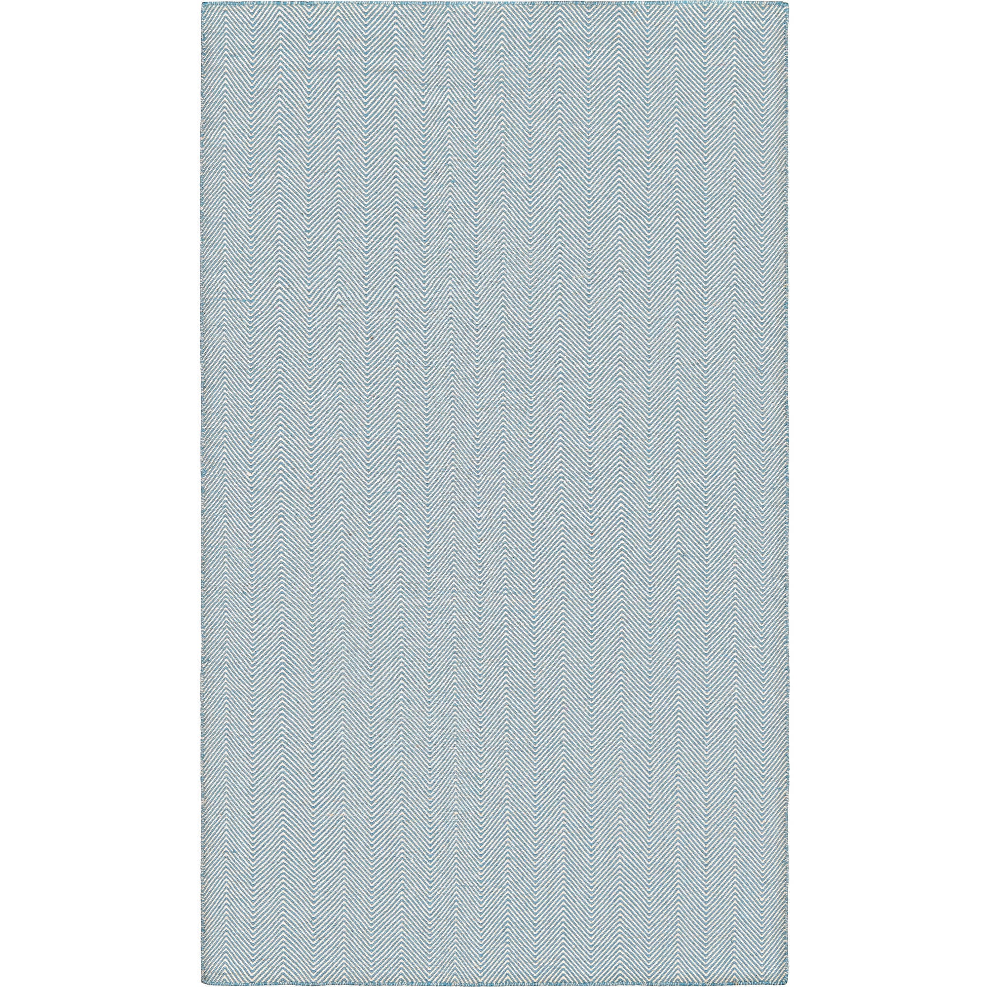 Couristan Cottages Bungalow Reversible Indoor/Outdoor Area Rug, 8' x 10', Denim