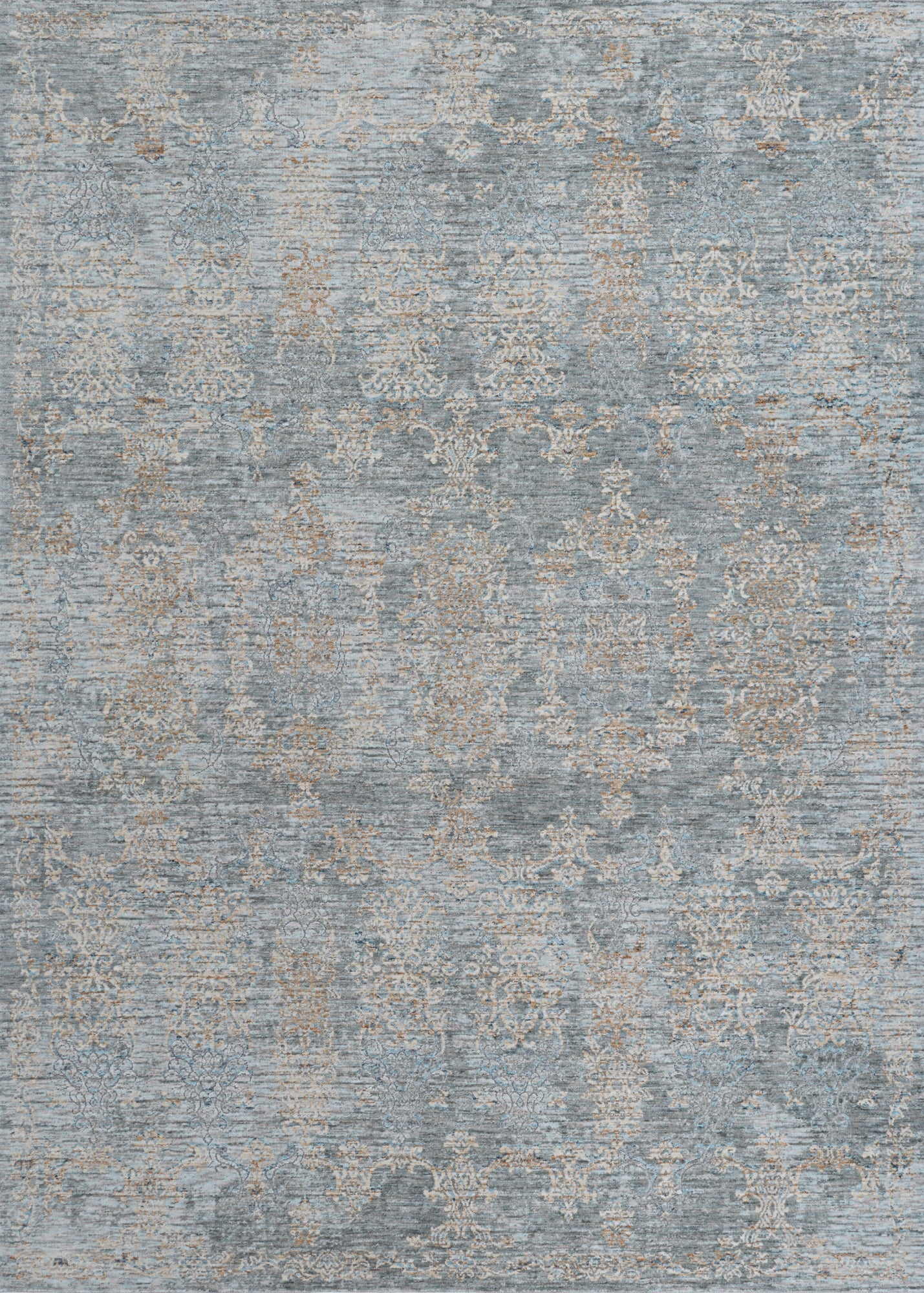 Couristan Couture Renaissance Area Rug, 7'10" x 10'9", Pewter-Mode Beige