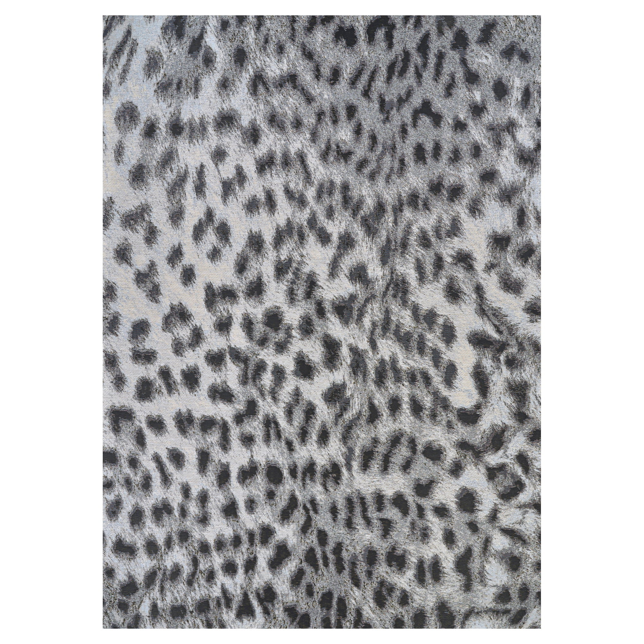Couristan Dolce Lynx Indoor/Outdoor Area Rug, Ivory-Charcoal, 2'3" x 3'11"