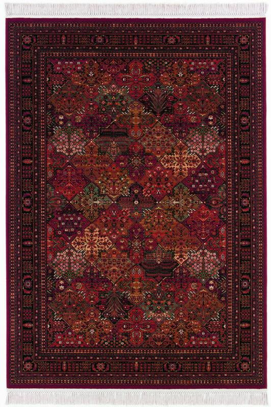 Couristan Kashimar Imperial Baktiari Wool Area Rug, 7'10" x 11'2", Antique Red