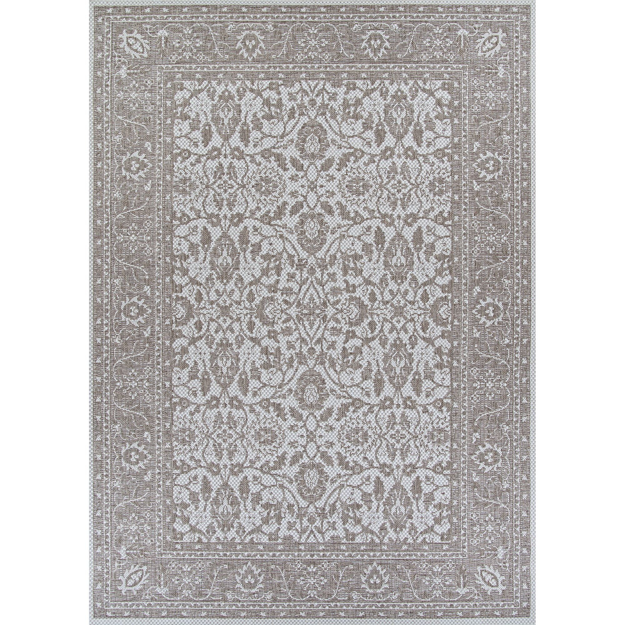 Couristan Marseille Carmoux Indoor/Outdoor Area Rug, 3'9" x 5'5", Mushroom