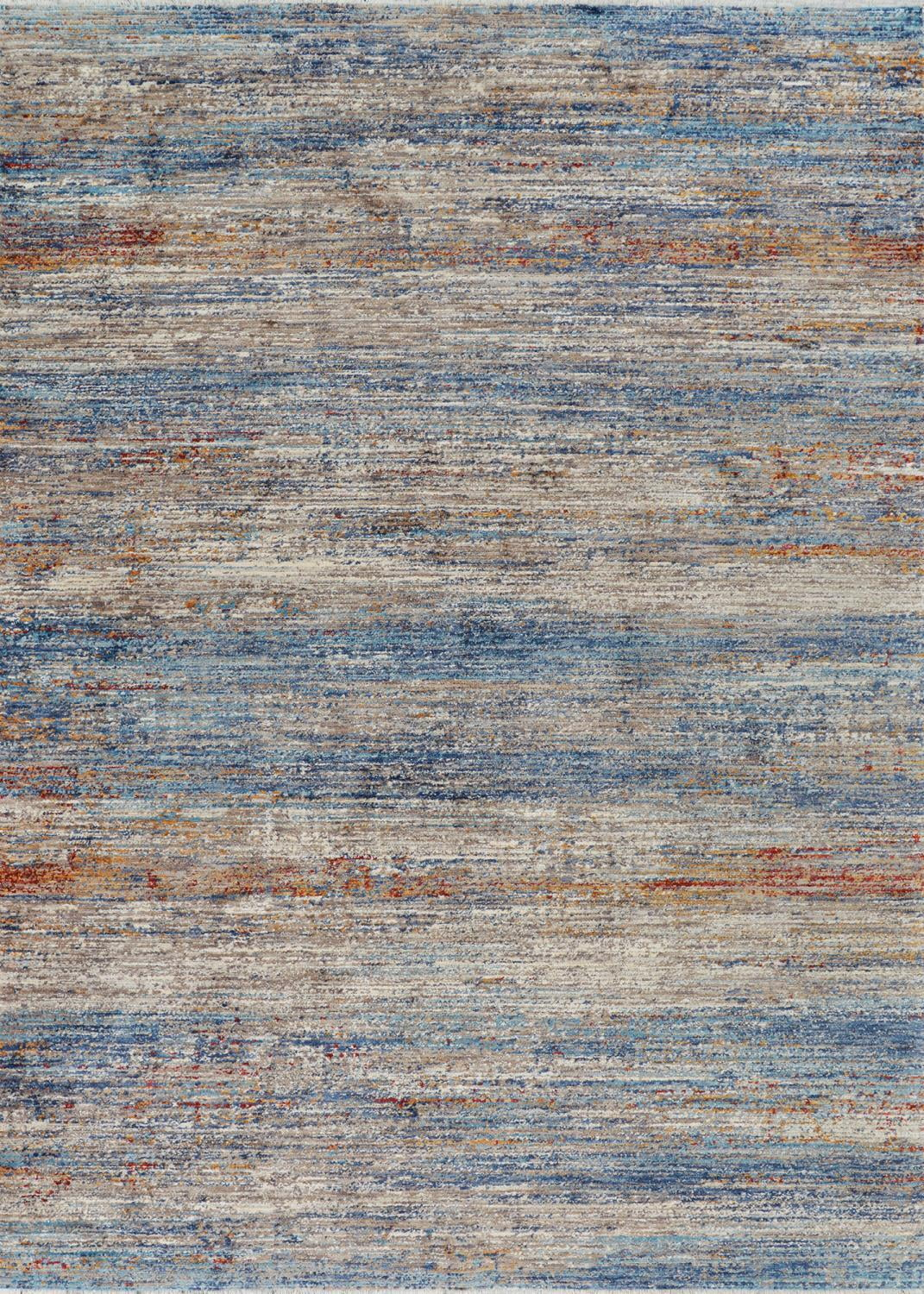 Couristan Nostalgia Mystic Area Rug, Denim-Tawny, 6'6" x 9'6"