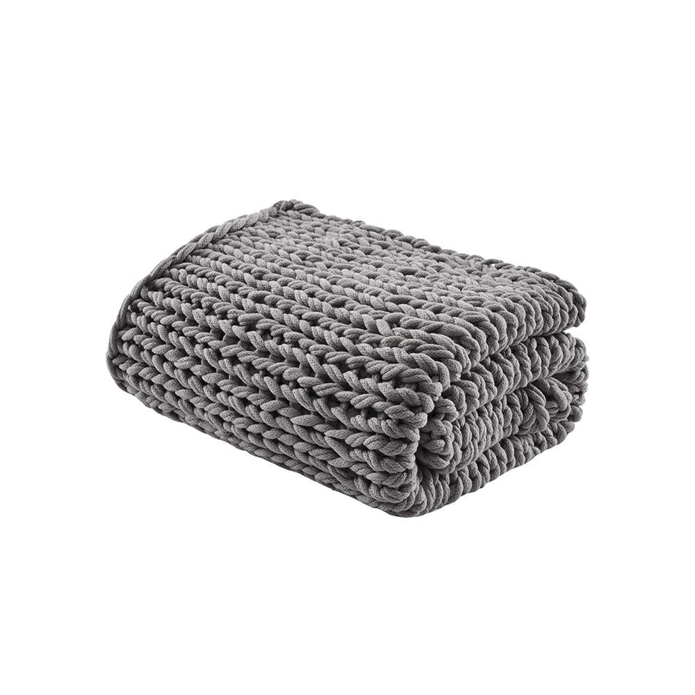 Cozy Chunky Handmade Knit Throw, Belen Kox