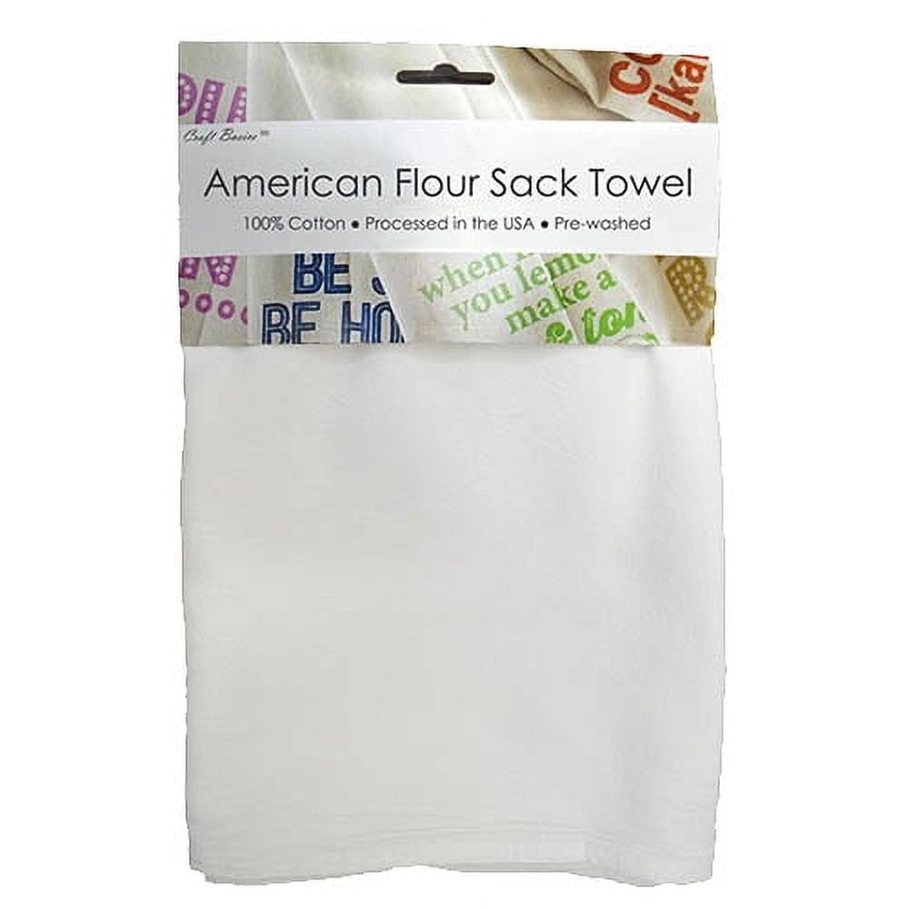 Craft Basics American Flour Sack Towel: 10-Pack