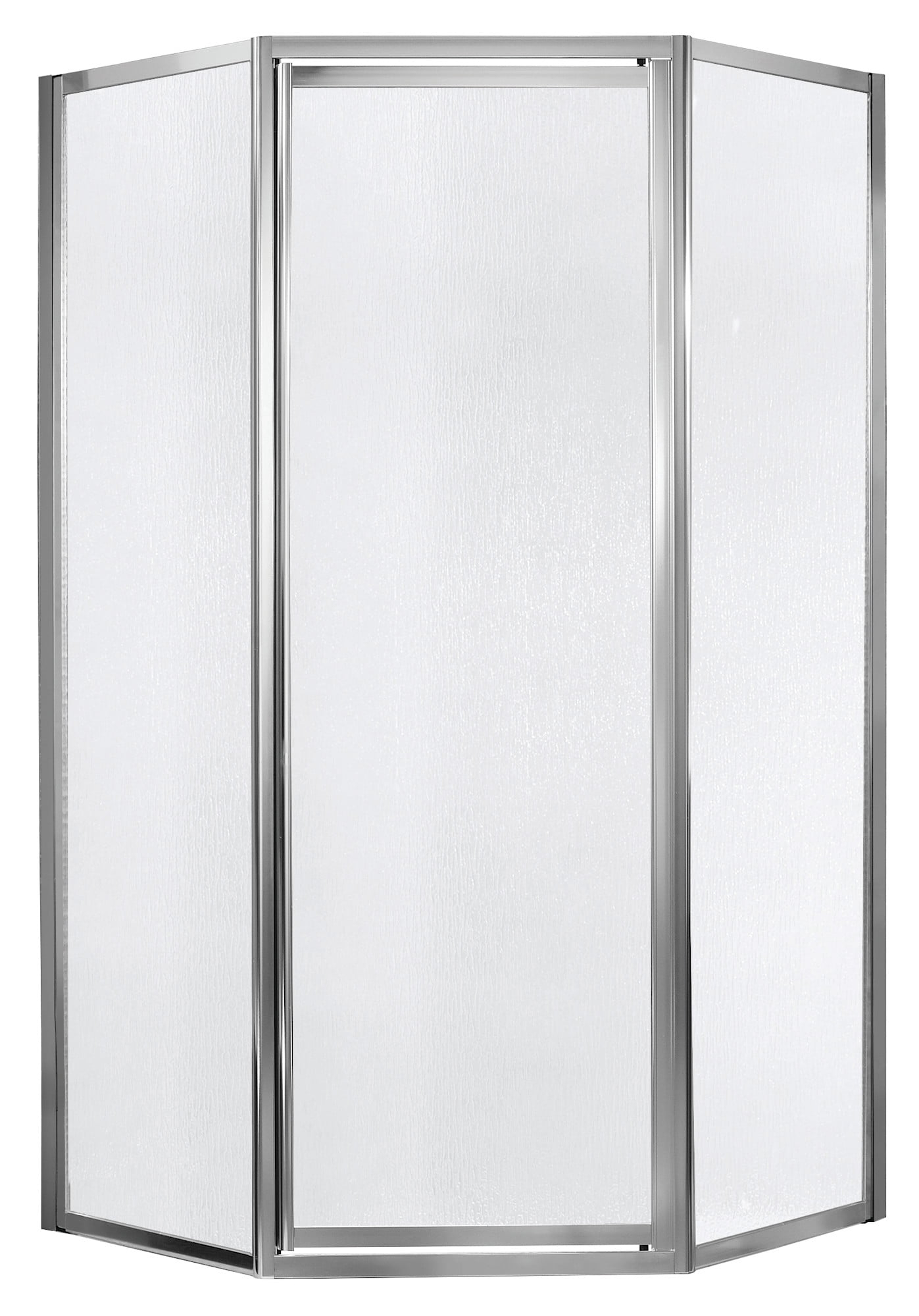 Craft + Main Tdna0470 Tides 70" High X 55-1/2" Wide Framed Shower Enclosure - Silver
