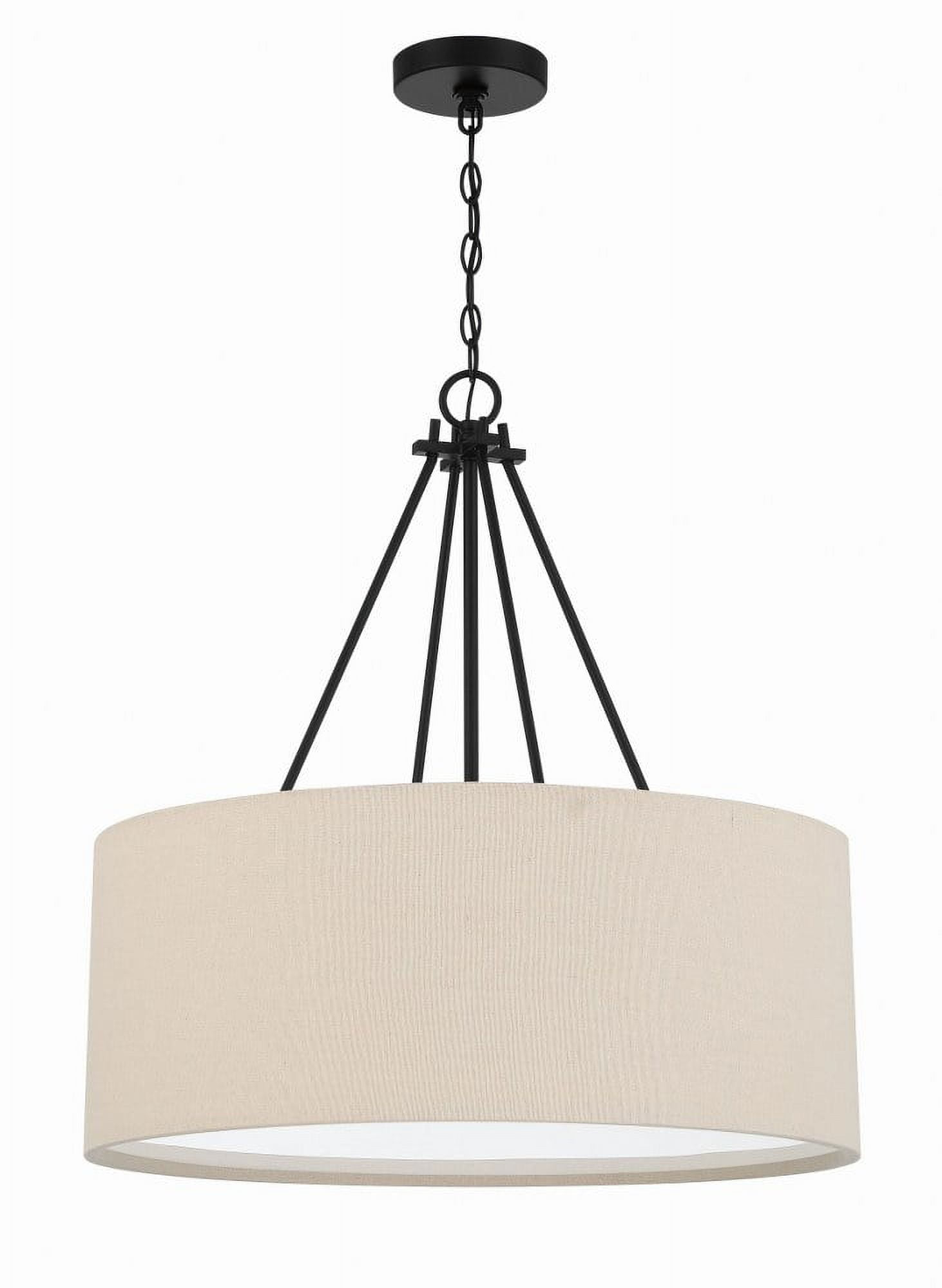 Craftmade 56594 Duke 3 Light 24" Wide Pendant - Black
