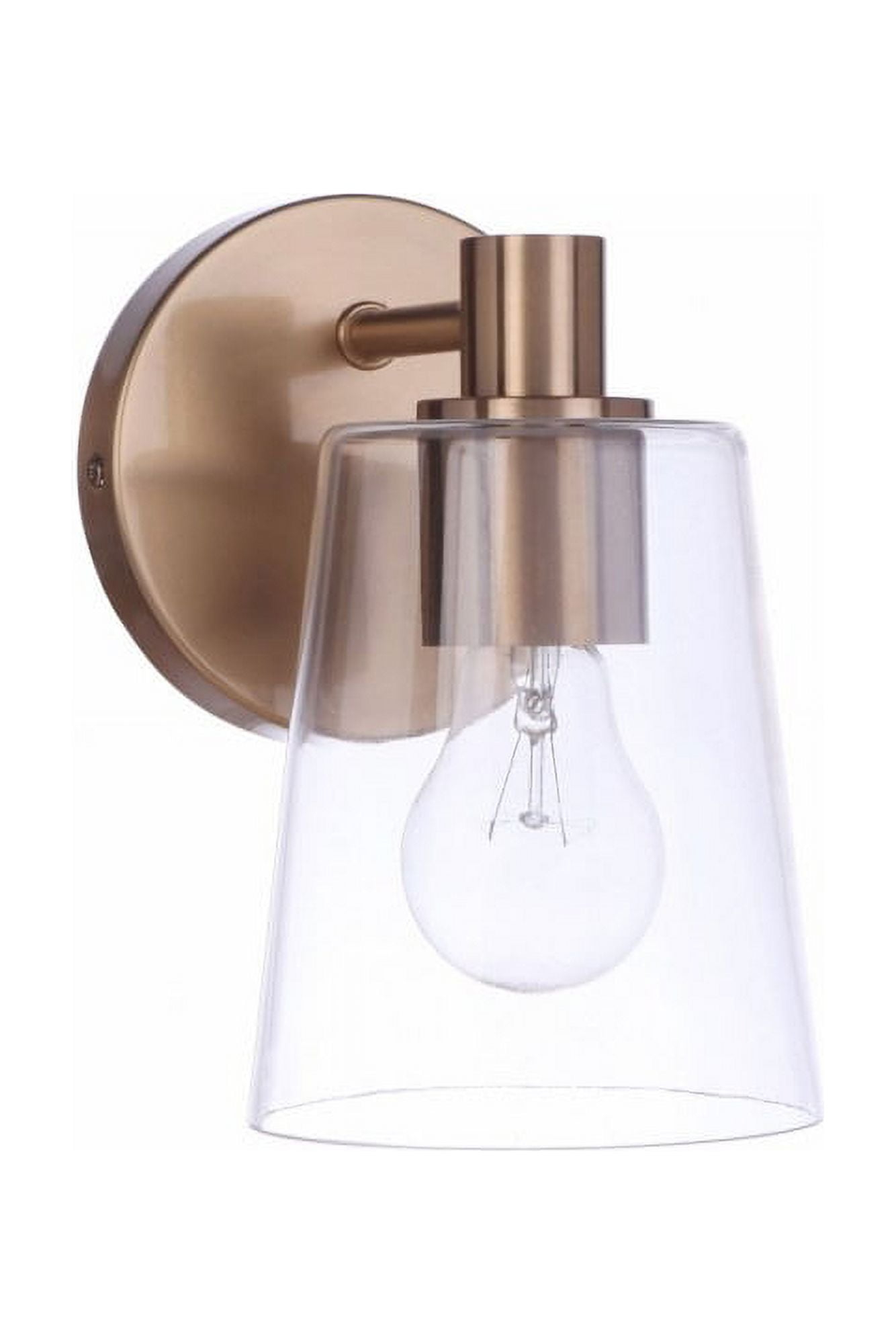 Craftmade Lighting Emilio 1 - Light Wall Light in  Satin Brass