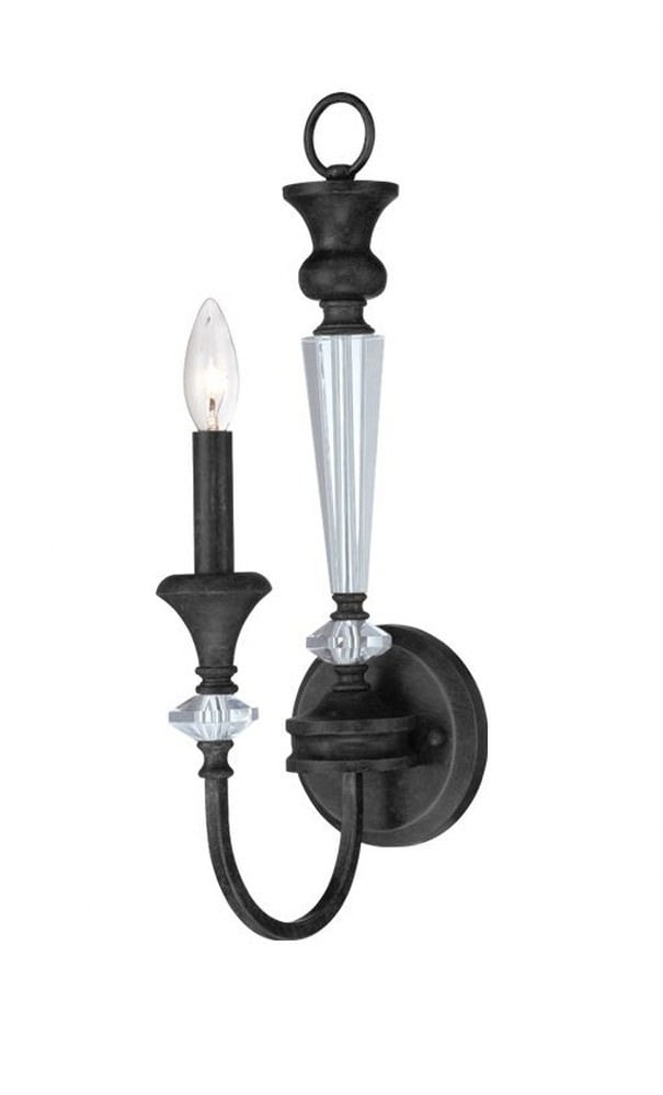 Craftmade Lighting Boulevard 1 - Light Wall Light in  Mocha Bronze/Silver