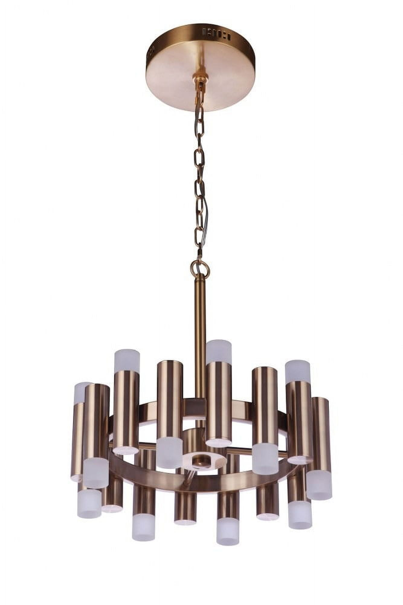 Craftmade Lighting Simple Lux 16 - Light Chandelier in  Satin Brass