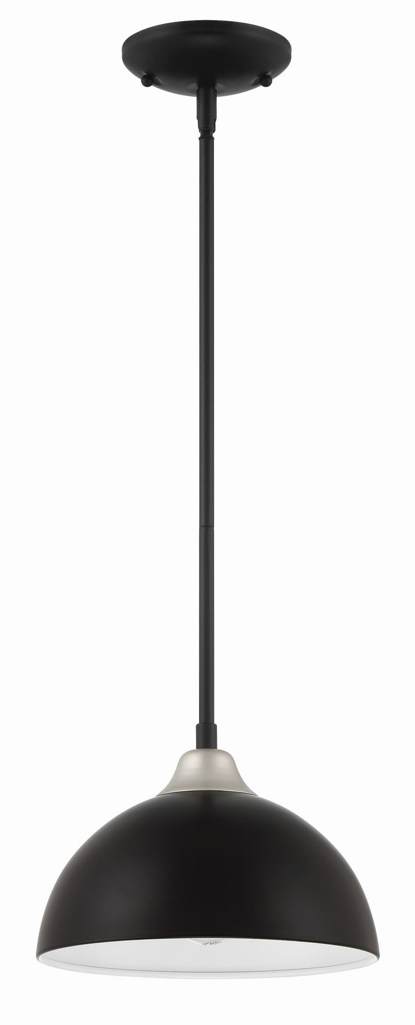 Craftmade Lighting Kahn 1 - Light Pendant in  Midnight/Satin Aluminum