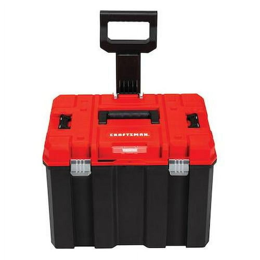 CRAFTSMAN Versastack System 17-in Red Plastic Lockable Tool Box
