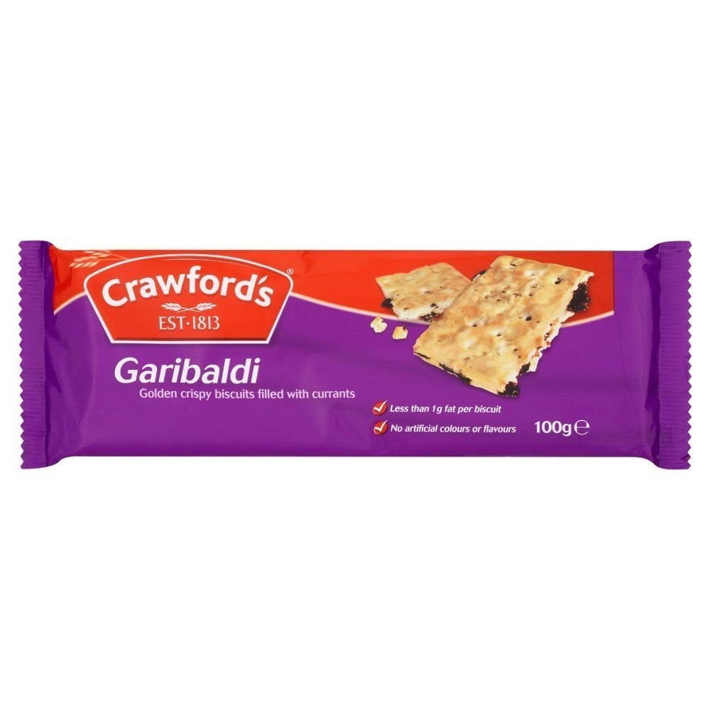 Crawfords Garibaldi Biscuits 100g (Pack of 2)