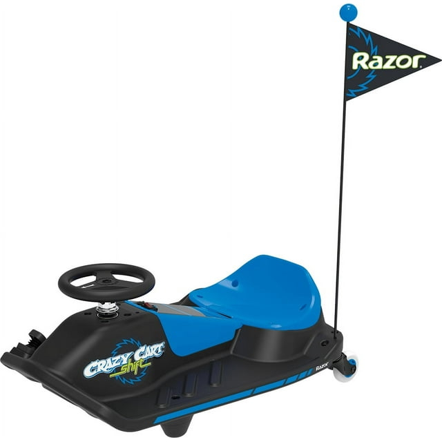 Crazy Cart Shift by Razor, Electric Drifting Go Kart for Child Ages 6+, 12V Powered Ride-on, Unisex