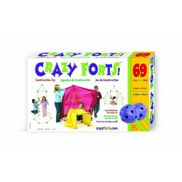 Crazy Forts,Purple, 69 pieces