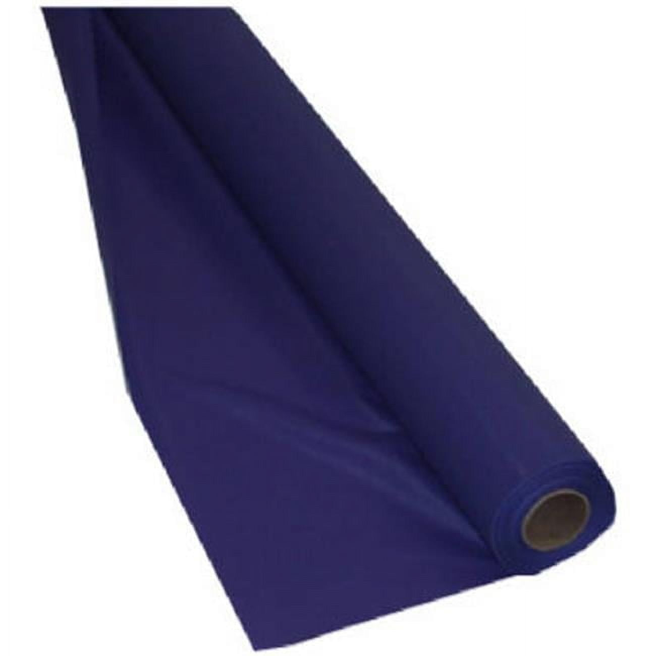 Exquisite 100 ft. x 40 in. Purple Solid Print Plastic Tablecloths