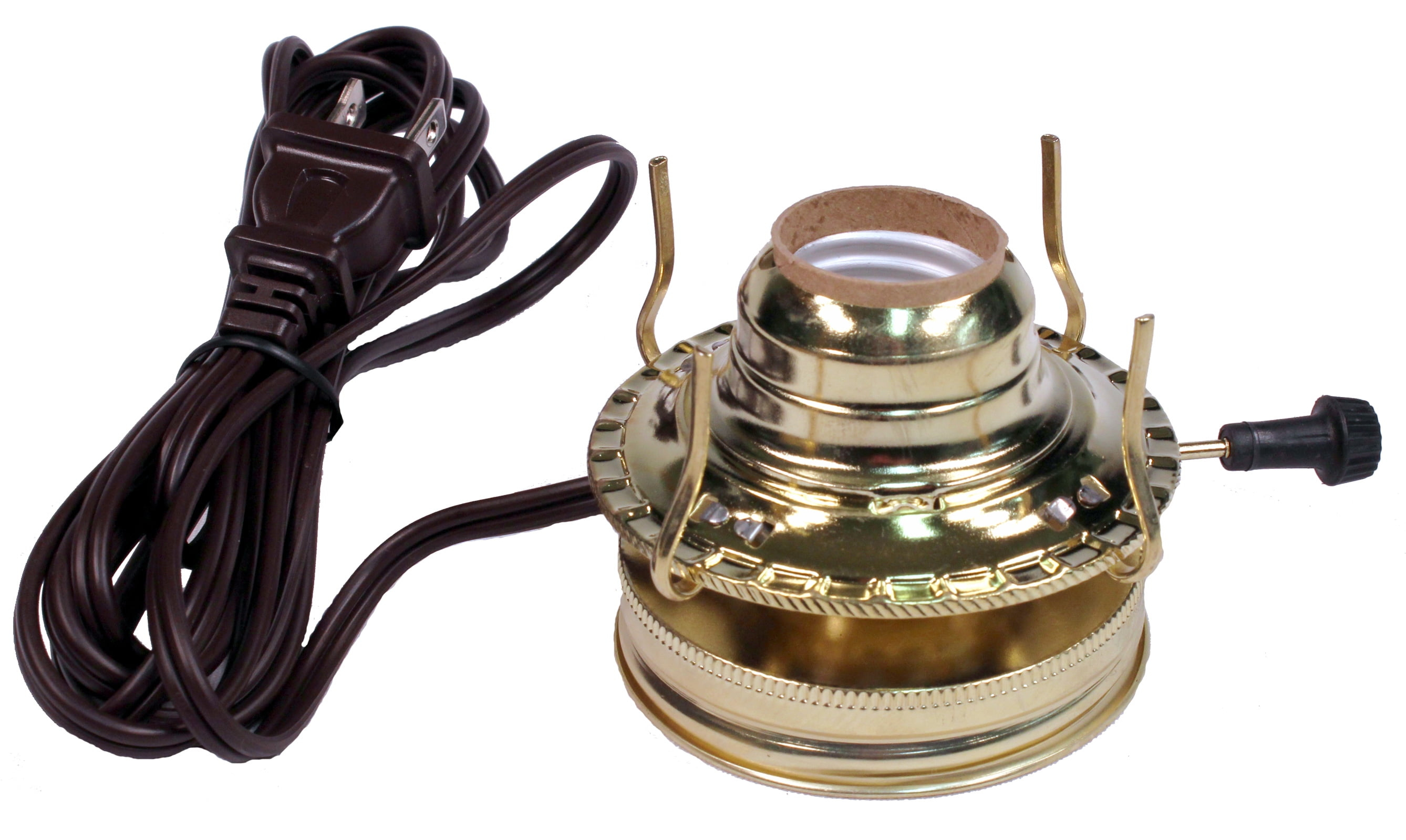 Creative Hobbies M999EM Mason Jar Electric Oil Lamp Burner DIY Conversion Kit, Pre-Wired and Ready To Use