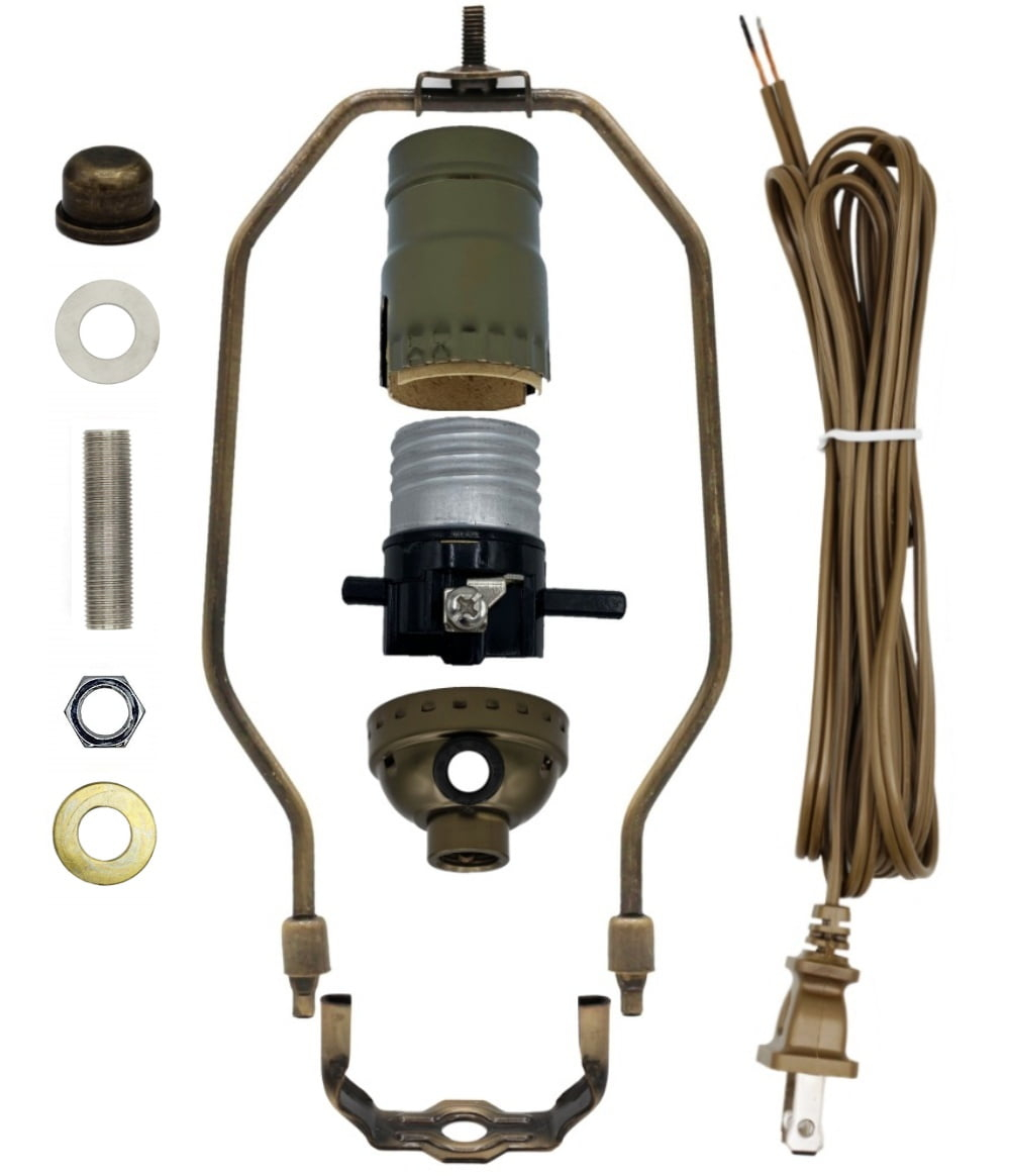 Creative Hobbies 8" Antique Brass Lamp Kit